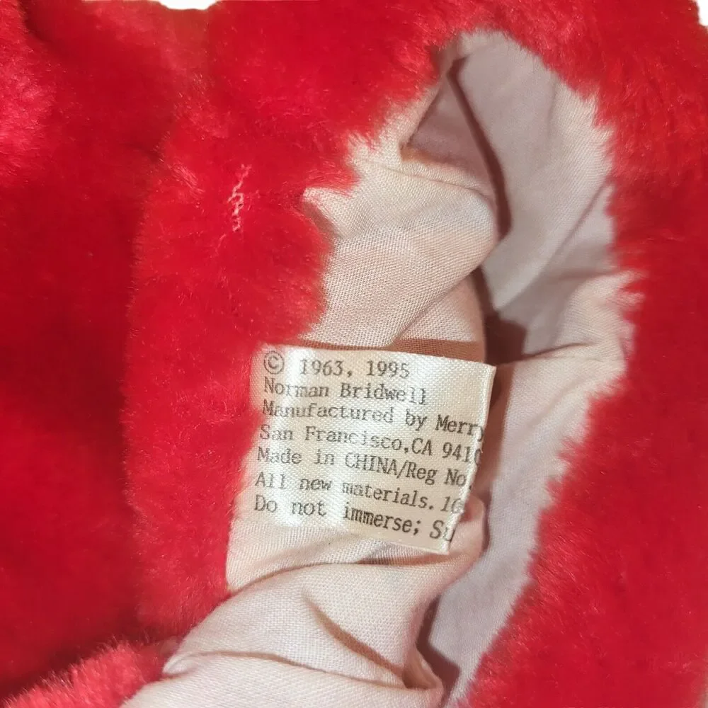 Vintage Scholastic Clifford Plush Hand Puppet Red Dog Merry Makers 1995‎ 9